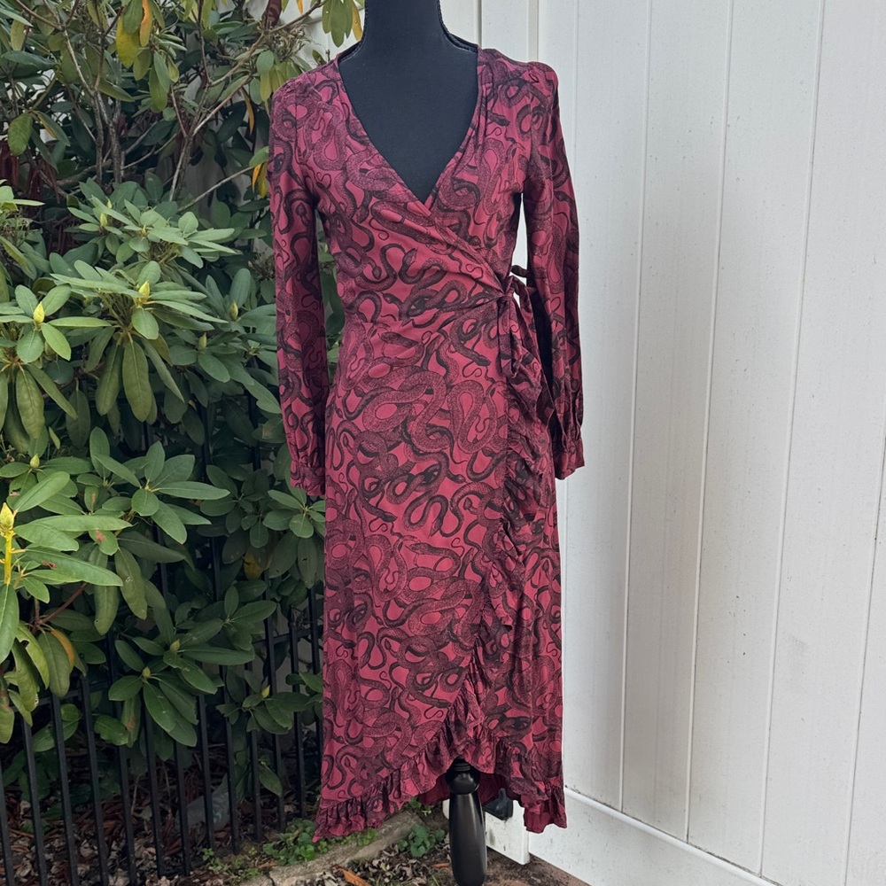 Disturbia snake print midi dress 2
